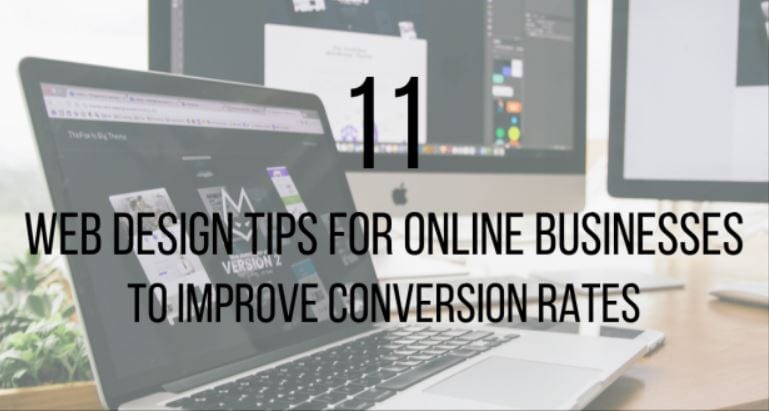 11 consejos de diseño web online para mejorar tasas de conversión